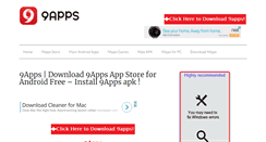 Desktop Screenshot of 9appsapk.com